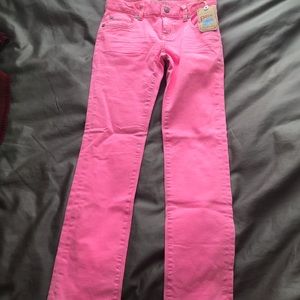 Neon pink jeans by PEEK dungarees